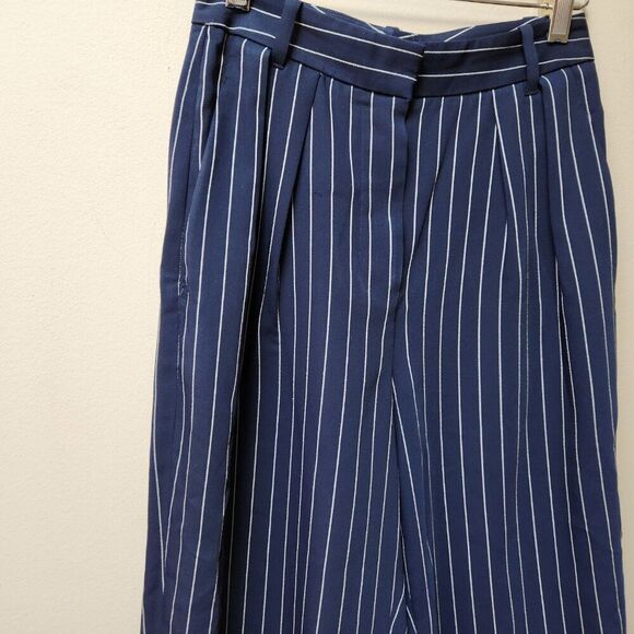 Aritzia Babaton Modesto pants/ navy pinstripe / 0 - Picture 4 of 7